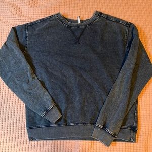 Z Supply | Faux Denim Crew Neck | Large